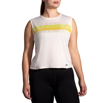 BROOKS 慢跑服飾 女 RUN WITHIN運動背心_沙漠玫瑰線條/Run(221531606)