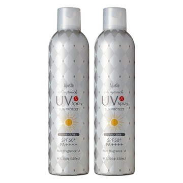 Ajuste 愛伽絲 高效防曬噴霧 SPF50+ PA++++ 無香料 防水防汗  2瓶  320ml