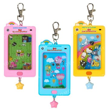 小禮堂 Sanrio 三麗鷗大集合 手機造型有聲玩具吊飾 (超可愛冒險)