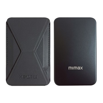 mimax 米覓 鋁合金無線磁吸行動電源 附卡包 C11 灰色 輕巧便攜