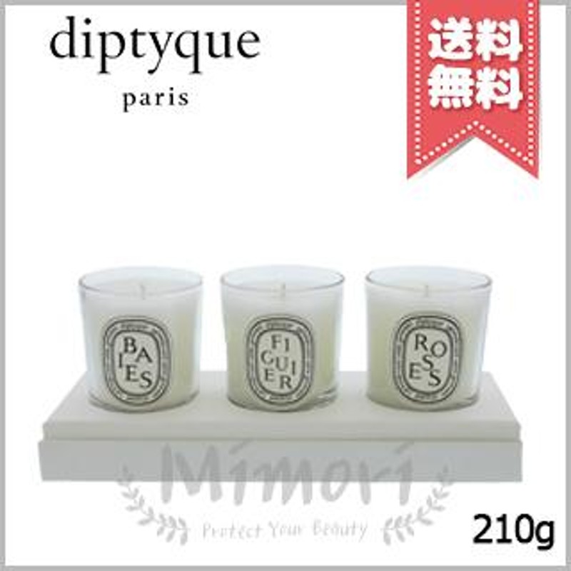 宅配便送料無料】diptyque ディプティック ミニ キャンドル コフレ（ローズ、フィギエ、ベ）70gx3 | LINEショッピング