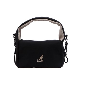 KANGOL 水洗尼龍抽繩手提側背包 6525170520