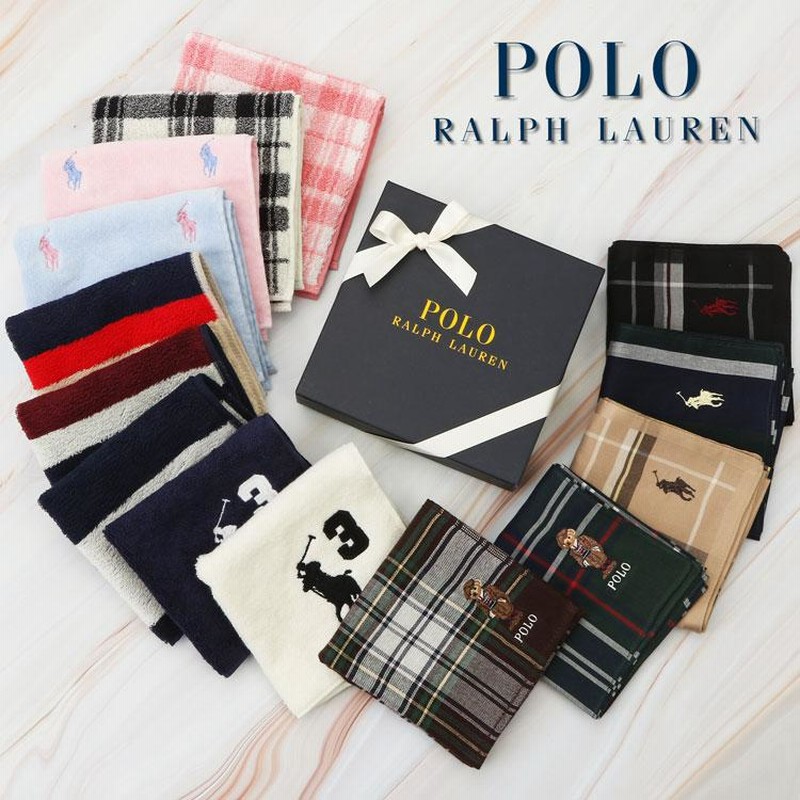2022モデル Calvin klein POLO ハンカチ2枚 新品 ラルフローレン カルバンクライン タオルハンカチ 2枚セット メンズ