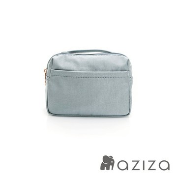 【aziza】象紋尼龍輕巧化妝包-薄暮藍AZDXD005D01LE3