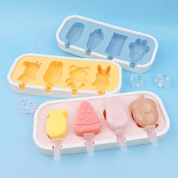 現貨🏆隔日到貨 兒童造型冰棒模具 雪糕模具 可愛冰棒模具 食品級 無毒家用自制冰棍模具 冰棒模具 冰糕模具