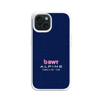 iPhone 15 SolidX 白 - Alpine - 2025 BWT Alpine Formula One Team Logo