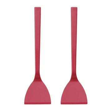 KAI 貝印 大阪燒迷你鍋鏟 2支  紅色  1組