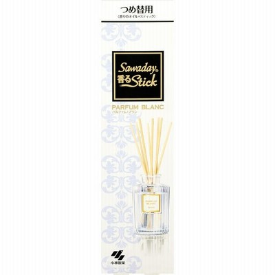 小林製薬サワデー香るスティック パルファムブラン 玄関 部屋用 芳香剤 詰め替え用 70ml 1個 小林製薬