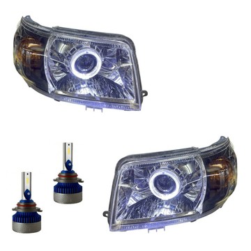 卡嗶車燈 適用於 SUZUKI CARRY 吉利 08-09 LED 光導光圈魚眼 大燈 電鍍/黑框 手調版 現貨 台製