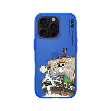 iPhone 16 Pro Clear 激光藍 - 航海王 One Piece - 海賊團系列-黃金梅利號