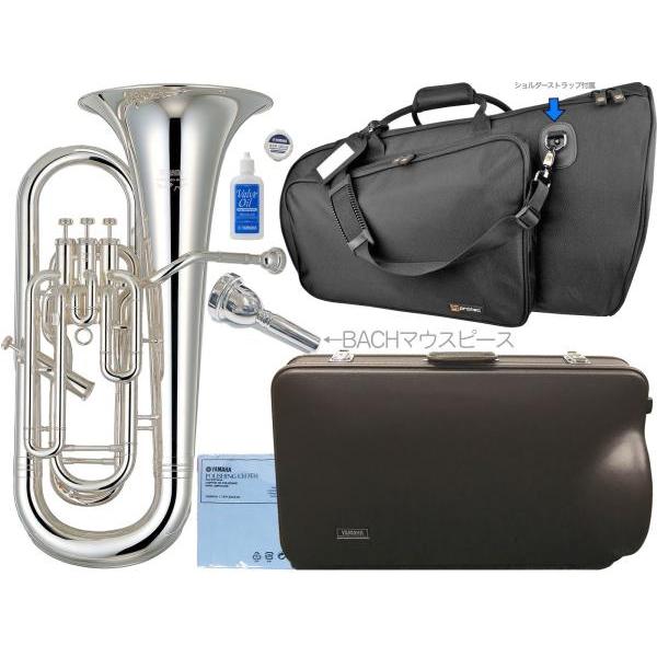 YAMAHA(ヤマハ) YEP-621S ユーフォニアム 正規品 銀メッキ 4ピストン 太管 Euphonium 本体 管体 日本製 管楽器 セット F　北海道 沖縄 離島不可