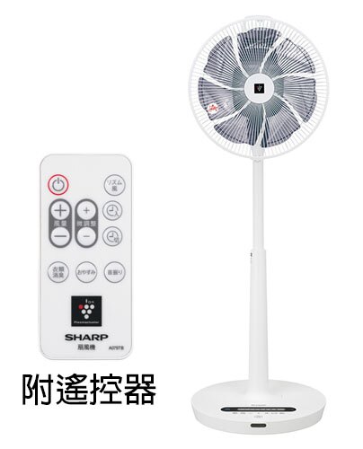 日本代購空運2021新款SHARP 夏普PJ-N3DS 空氣清淨電風扇立扇 