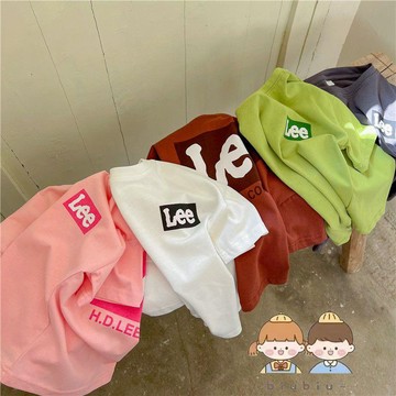 🎀biubiu童裝🎀純棉兒童t恤夏裝2022新款男女童字母炸街短袖寶寶韓版潮牌上衣
