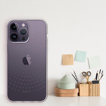 iPhone 14全系列 浮雕感輕薄軍規防摔手機殼-星圈