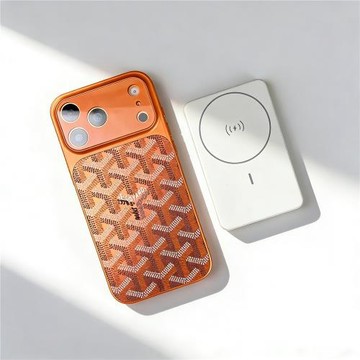 秒變17新款適用蘋果17promax手機殼磁吸橙色iphone16pro保護套鏡頭全包15軟邊防刮高級小眾情侶好看戈雅狗牙