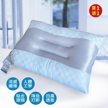 【多利寶寢具】Victoria_涼感止鼾透氣枕頭(2顆)