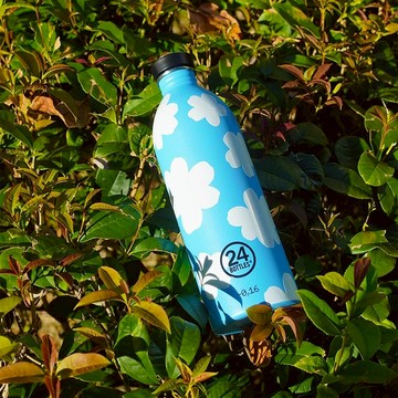 24Bottles 輕量冷水瓶 1000ml 花色款 /共2款 花雨漫舞