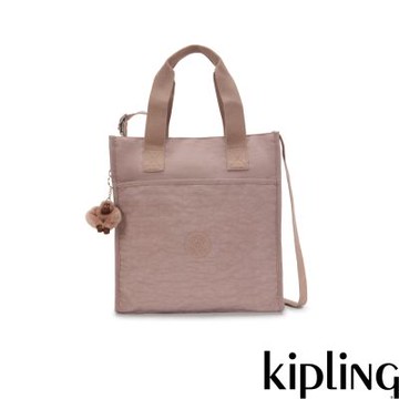 Kipling 復古粉手提斜背托特包-INARA L