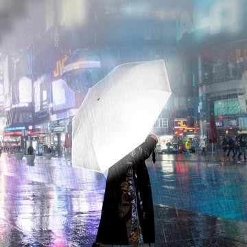 英國 Suck UK 夜反光兩用摺疊雨傘