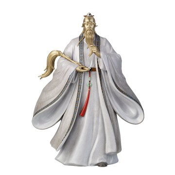 銅作TUMZUO 武當．仙風道骨 高溫著色 彩色顏料手繪 全黃銅手工打造 銅雕 居家裝飾 收藏 送禮 擺設 裝設