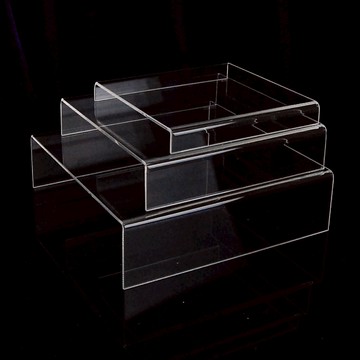 (多入組)ㄇ型透明壓克力商品展示架(矮款)-3種尺寸 #0416#0417#0418