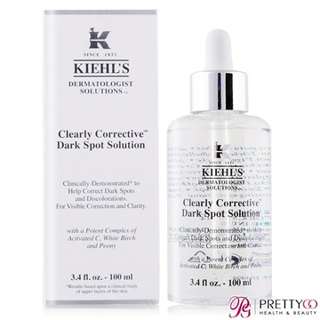 KIEHL'S 契爾氏 激光極淨白淡斑精華(100ml)-國際航空版 瑕疵【美麗購】
