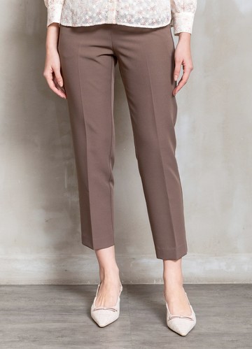 季節印象燙褶九分西裝褲