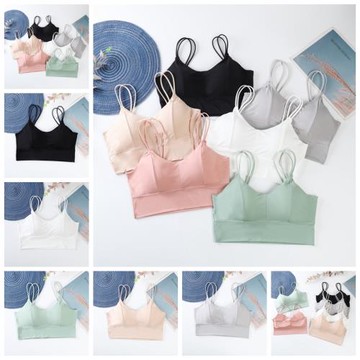 分體泳衣單獨女背心單件女泳衣上衣比基尼背心女純色黑白膚泳裝女