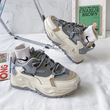 小眾原創增高老爹鞋女夏ins潮鞋2021年新款春秋季百搭運動休閑鞋
