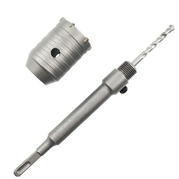 牆壁開孔器 水泥開孔器 電鑽 水泥鑽頭 洗洞 洗孔 圓柄四溝 鑽頭 鑽孔【GU360】