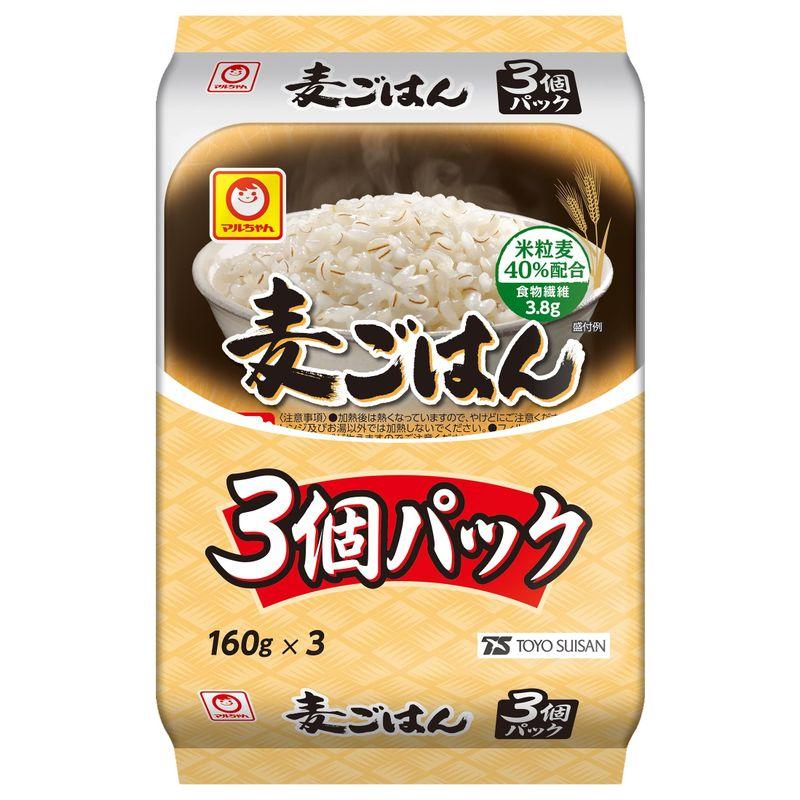 即席ごはん マルちゃん 麦ごはん 3個パック 160g×3パック×8個