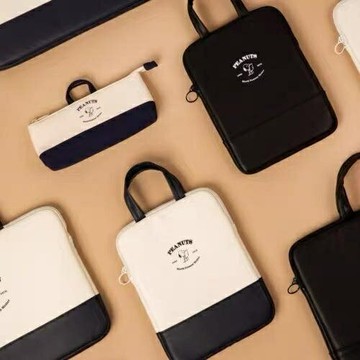 【美麗心情 】 韓國史努比手提筆電包蘋果book air/pro 13吋14吋15吋ipad電腦包