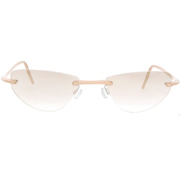 EXTe 義大利 個性文青感小圓太陽眼鏡 /金EX53601