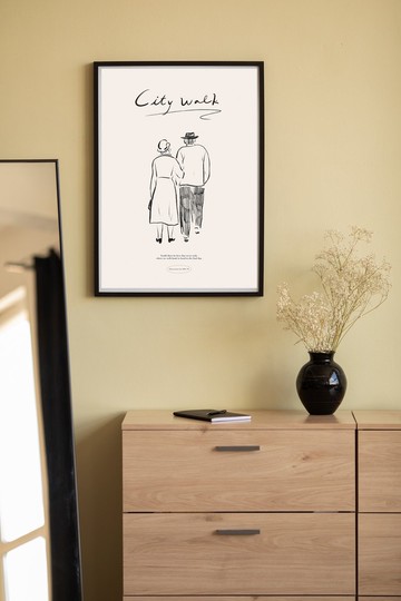 City walk poster 城市漫步速寫海報