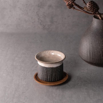 無我系列-茶杯+杯托組120ml