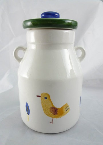 【震撼精品百貨】日式精品   陶瓷調味罐 鳥  震撼日式精品百貨