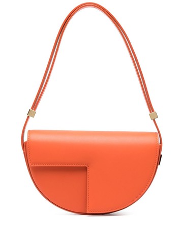 Patou - Le Petit Patou shoulder bag - women - CALFSKIN - One Size - Orange
