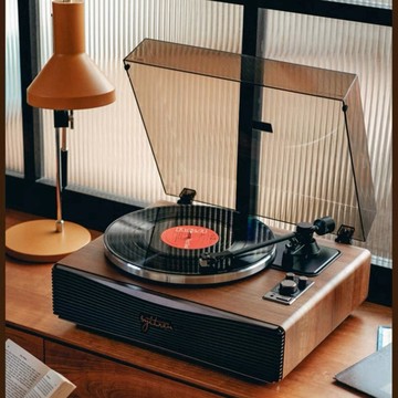 【賽塔林 SYITREN 台灣總代理】Hifi音質 高音質 一體式黑膠唱片機 內建喇叭 藍牙音響 木質感