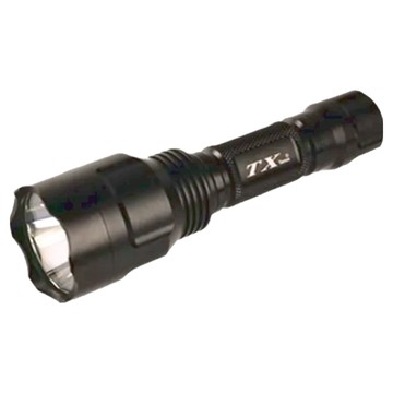 TX Tanox 特林 XML-T6 LED固定焦距大光杯強亮手電筒 (T-C8T6) 190mm*120mm*60mm  黑色  1個