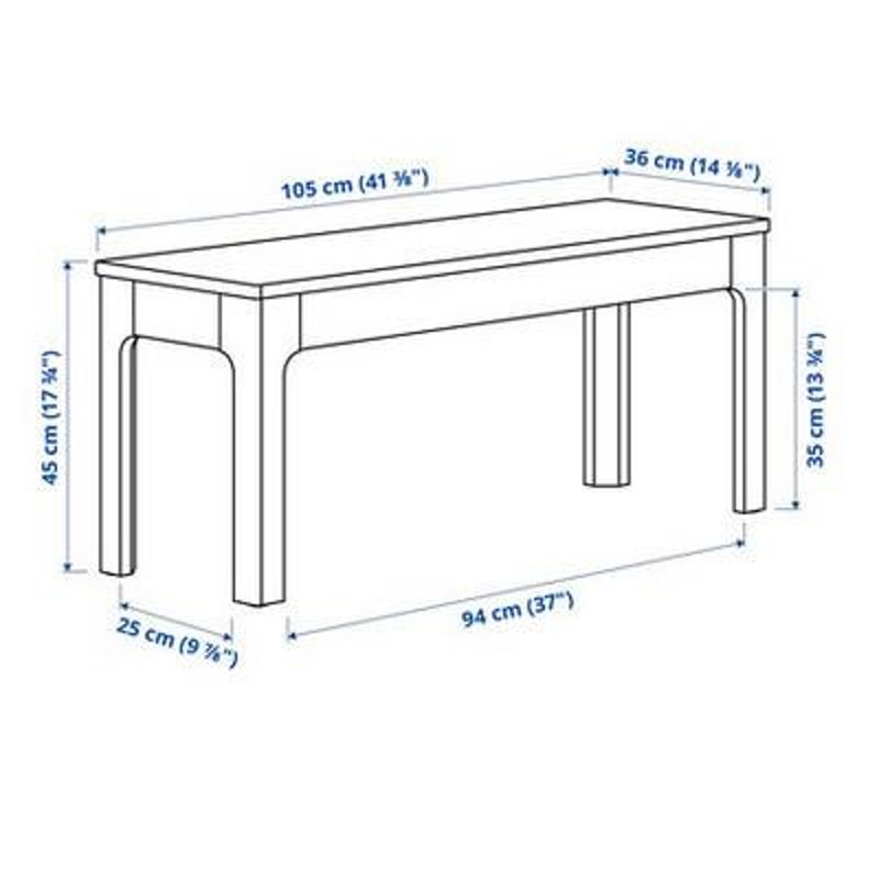 IKEA イケア ダイニング ベンチ EKEDALEN エーケダーレン ベンチ