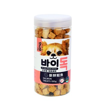by DOG 狗狗凍乾零食  100g  1罐  新鮮鮭魚