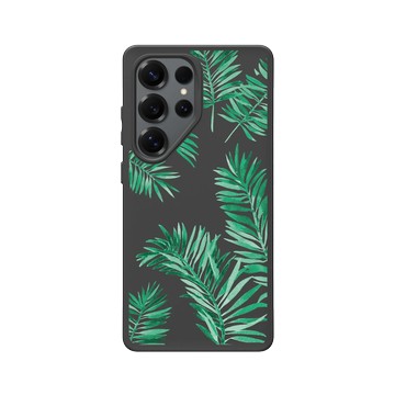 Galaxy S25 Ultra SolidSuit 黑 - 花花草草 / Flowers & Plants - 草綠系列-綠葉1