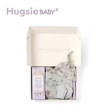 HUGSIE HugsieBABY摯友維尼系列彌月包巾禮盒(袋鼠一組入)