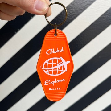 世界探險家飯店鑰匙圈 Global Explorer BURA Hotel Keyring