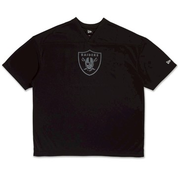 NEW ERA 男女 寬版短袖上衣 RAIDERS WEAR BLACK 拉斯維加斯突襲者 黑 NE14891464