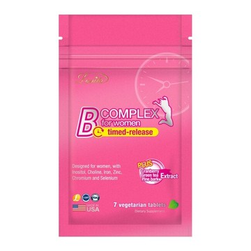 Lovita愛維他 女性緩釋型美妍活力B群 全素 7天旅行包