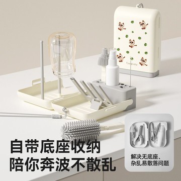 限時搶 熱賣特惠🎈 多功能奶瓶清潔組  奶瓶刷旅行套組 外出奶瓶刷組 奶瓶清潔組 矽膠奶瓶刷 奶嘴刷 吸管刷 矽膠加長