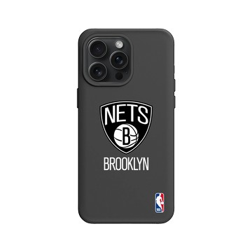 iPhone 15 Pro Max SolidX 黑 - NBA - Logo-布魯克林籃網 Brooklyn Nets - Light