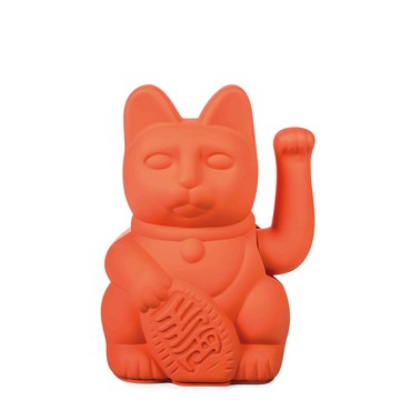 【DONKEY PRODUCTS】招財貓 (螢光橘) (15cm)