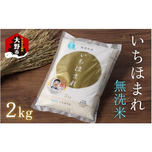 ふるさと納税 福井県 大野市 いちほまれ 無洗米 2kg × 1袋